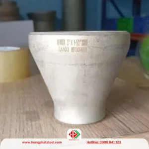 Bầu giảm hàn inox DN80-DN40 (D90-D49)
