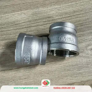 Bầu giảm ren inox DN40-DN32