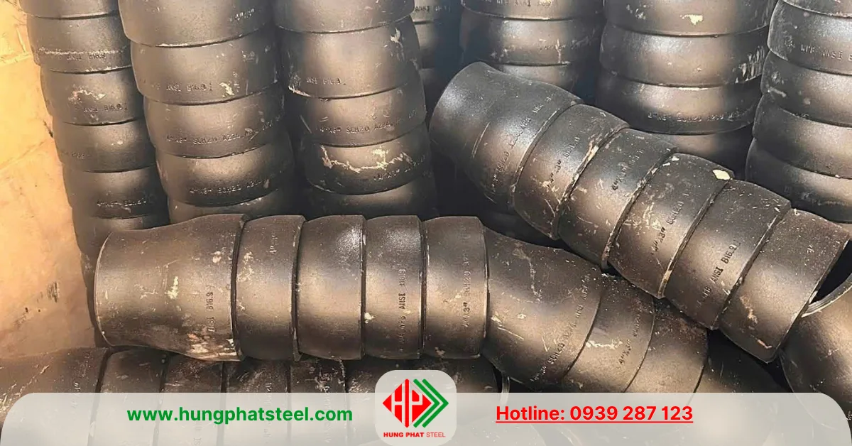 Bầu giảm thép hàn DN100-DN80 (D114-D90)