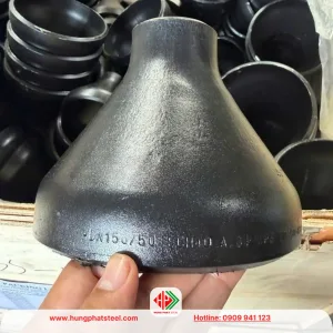 Bầu giảm thép hàn DN150-DN50 (D168-D60)