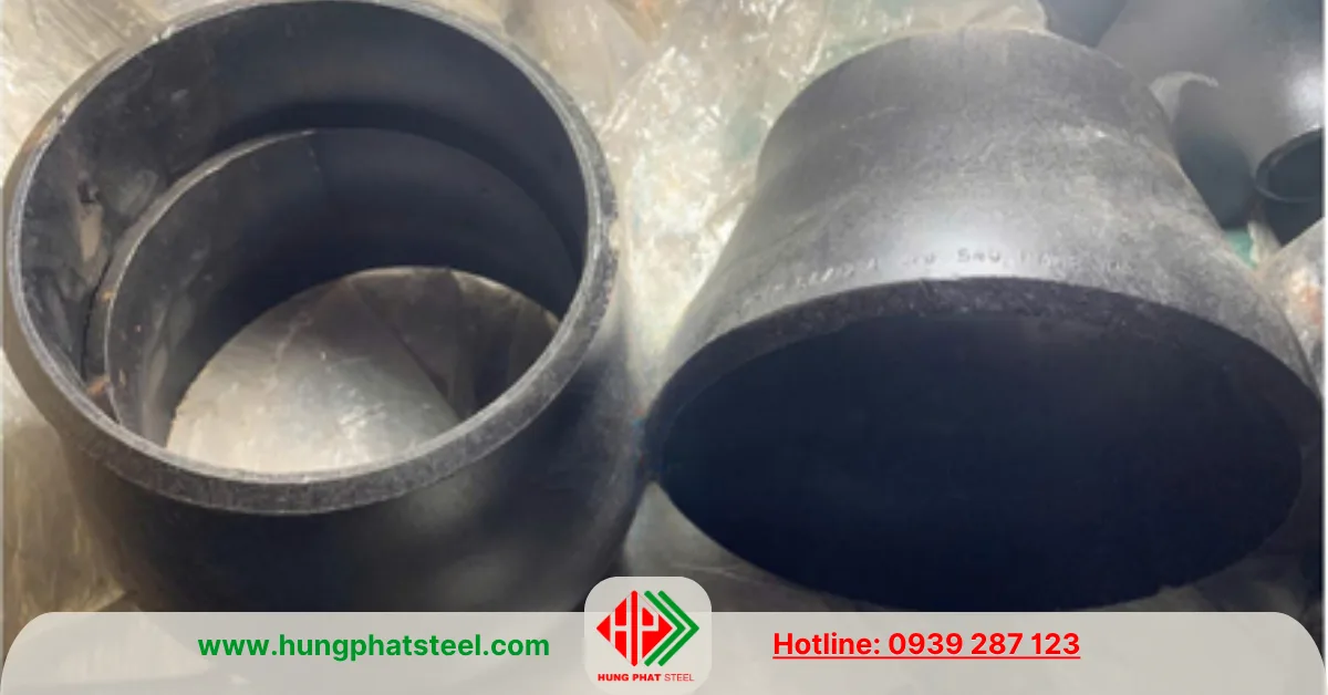Bầu giảm thép hàn DN250-DN200