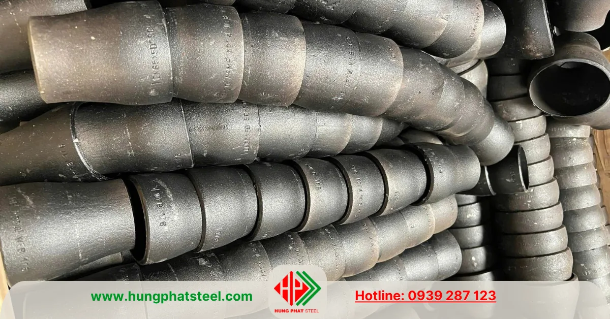 Bầu giảm thép hàn DN65-DN50