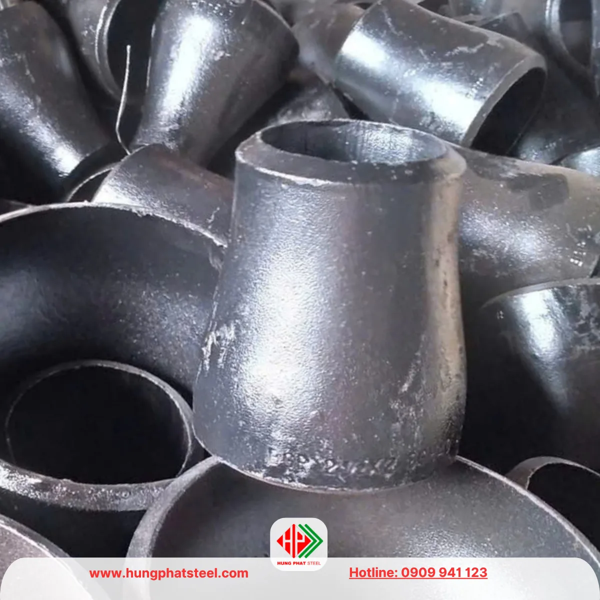 Bầu giảm thép hàn DN65-DN50