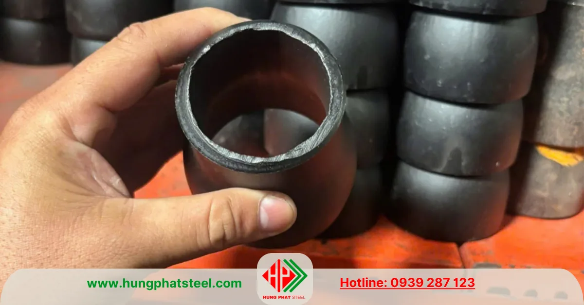 Bầu giảm thép hàn DN65-DN50 SCH40 đồng tâm