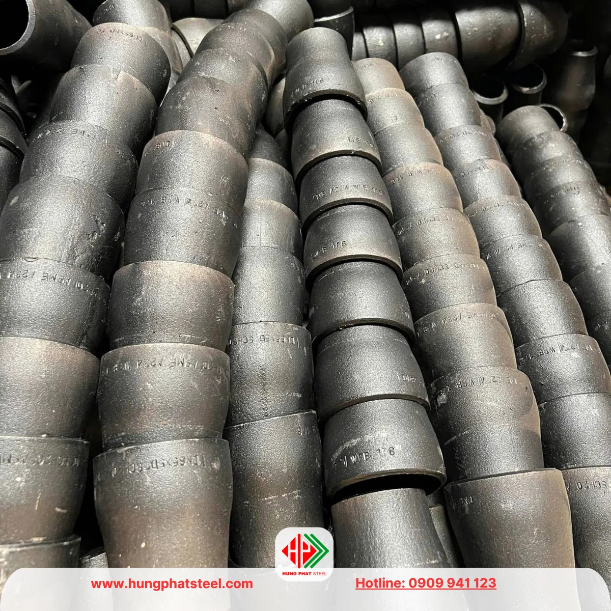 Bầu giảm thép hàn DN65-DN50