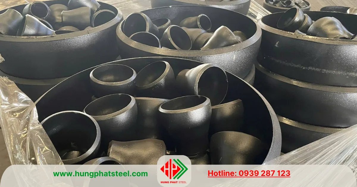 Bầu giảm thép hàn DN80-DN50 (D90-D60)