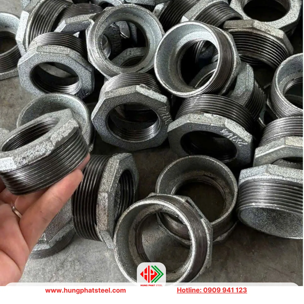 Cà Rá Mạ Kẽm DN50-DN32 (D60-D42)