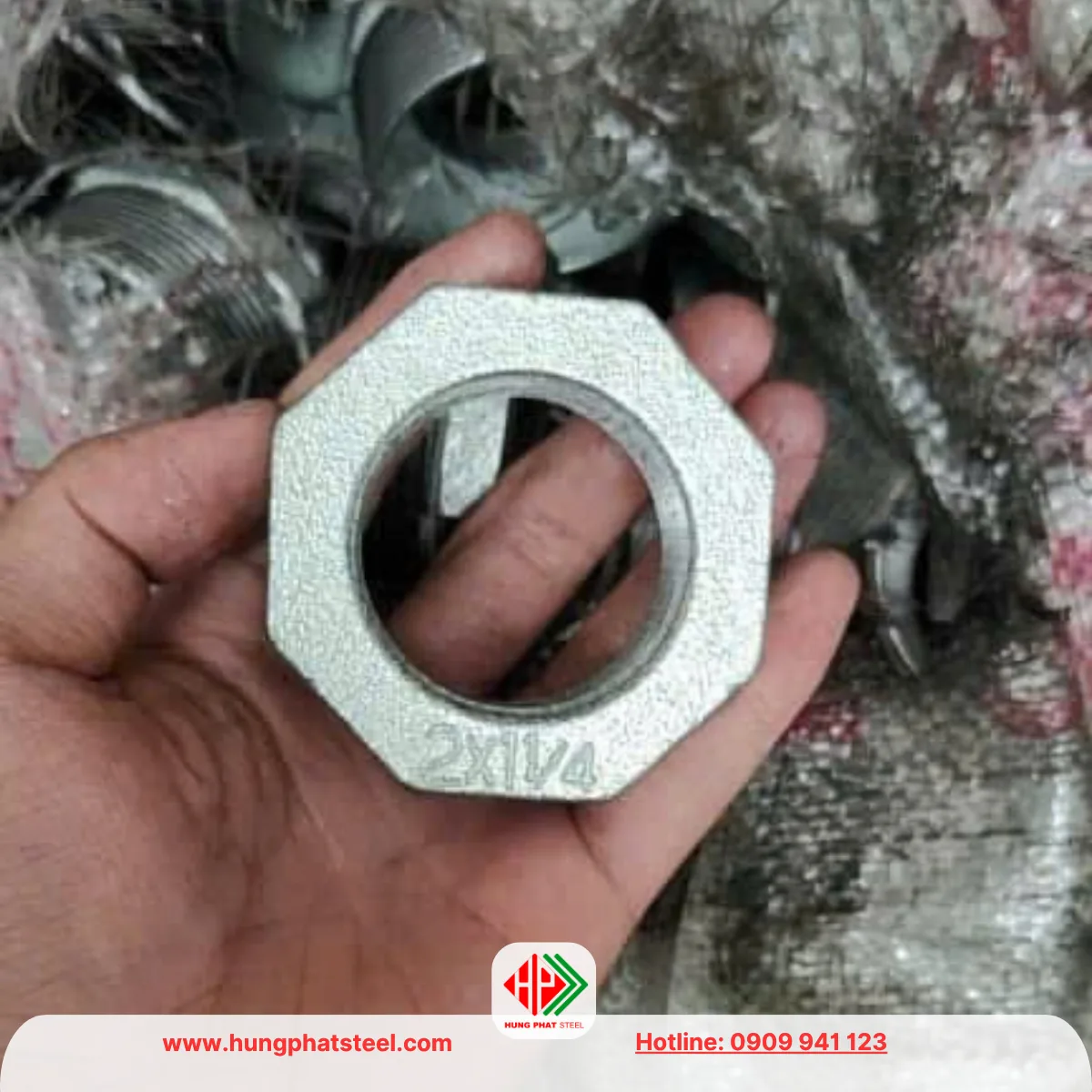 Cà Rá Mạ Kẽm DN50-DN32 (D60-D42)