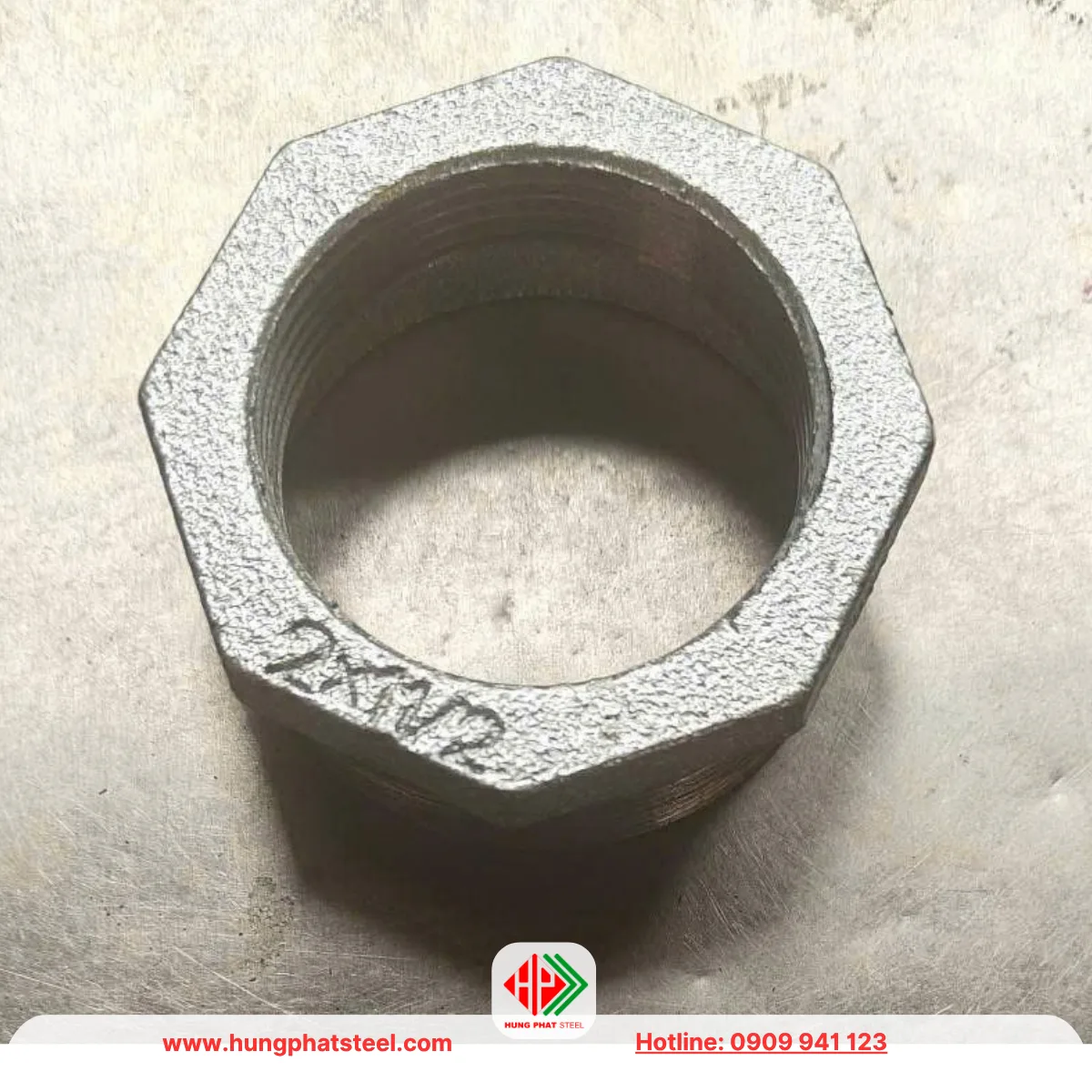 Cà Rá Mạ Kẽm DN50-DN40 (D60-D49)