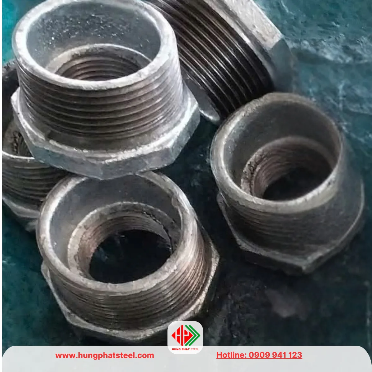 Cà rá mạ kẽm DN32-DN20 (D42-D27)