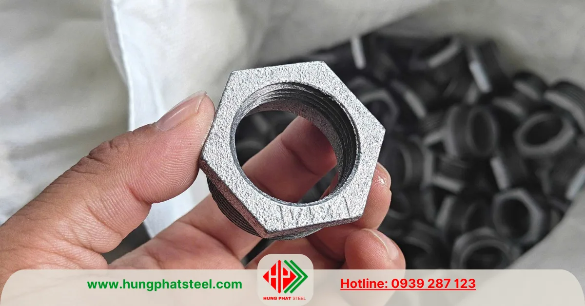 Cà rá mạ kẽm DN32-DN25 (D42-D34)