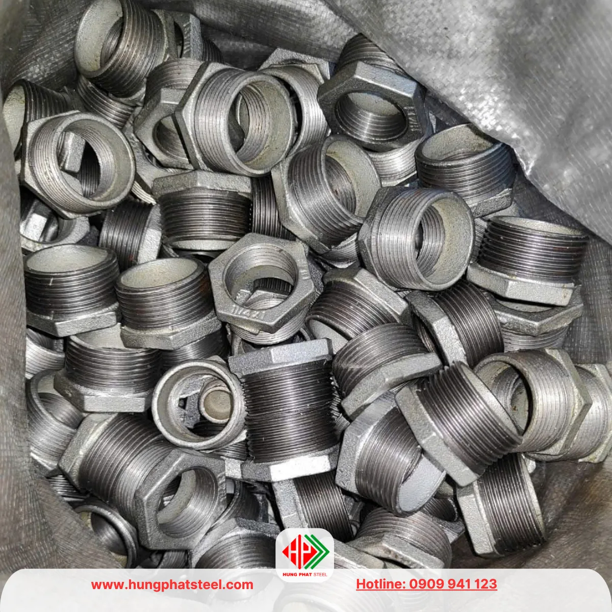 Cà rá mạ kẽm DN32-DN25 (D42-D34)