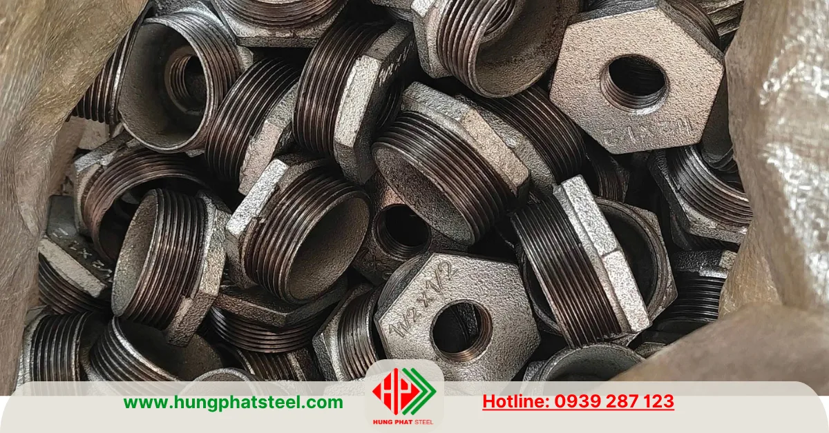 Cà rá mạ kẽm DN40-DN15 (D49-D21)