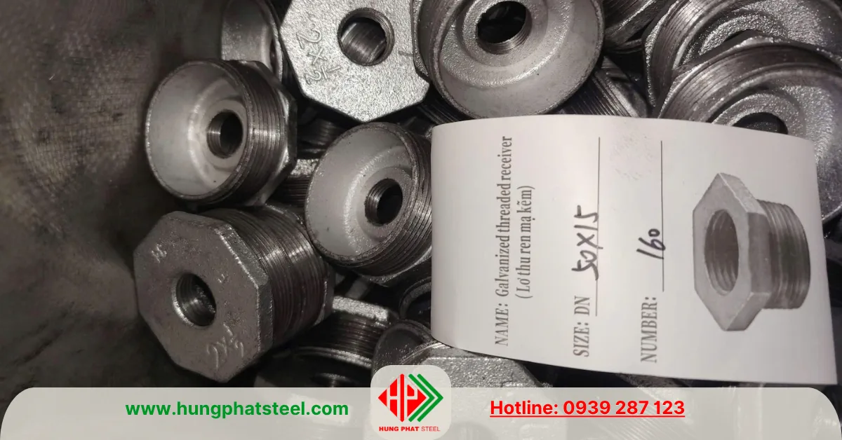 Cà rá mạ kẽm DN50-DN15 (D60-D21)