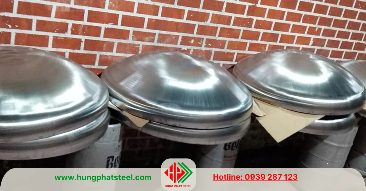 Chỏm cầu inox 304 gia công bởi Thép Hùng Phát