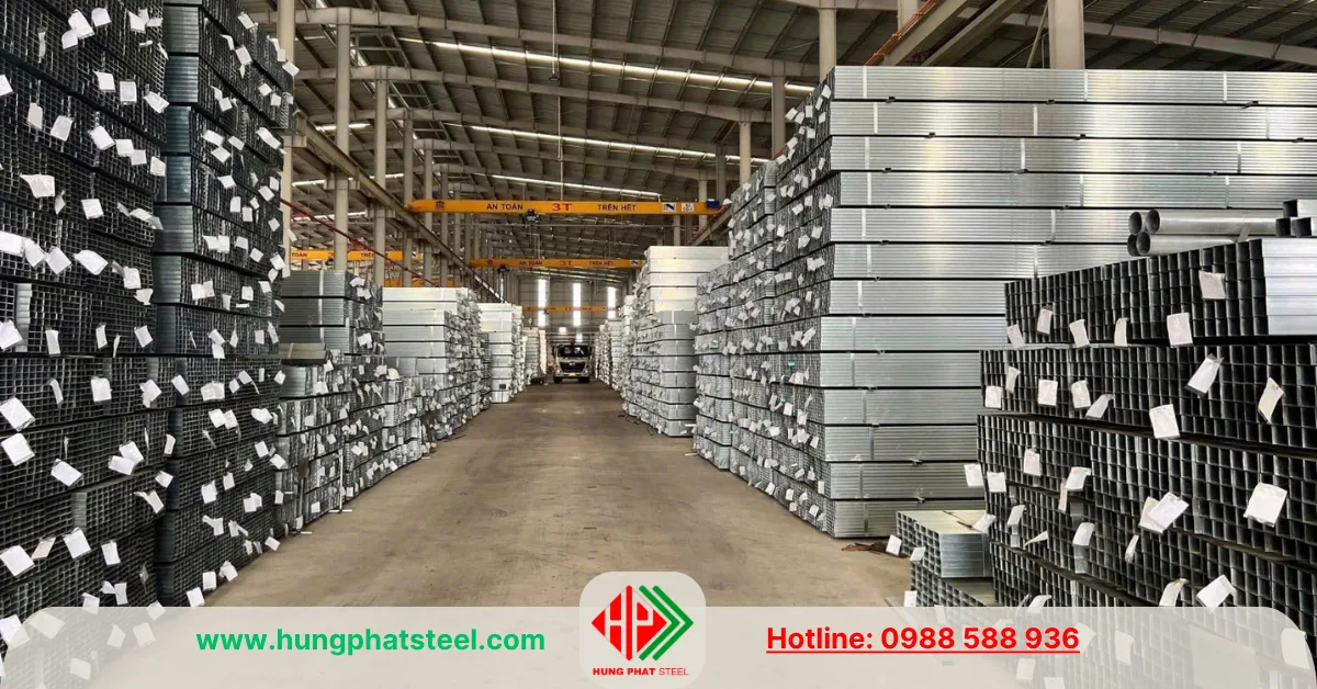 Chọn thép hộp mạ kẽm làm nội thất
