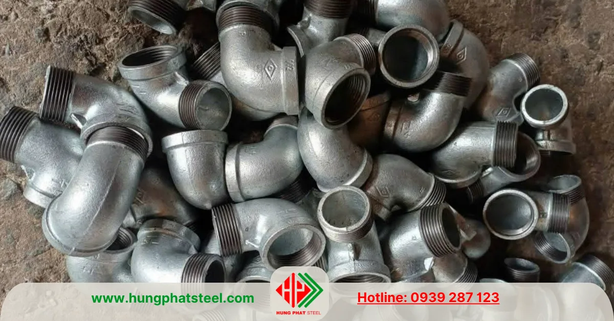 Co Điếu Ren Mạ Kẽm DN32 (D42)