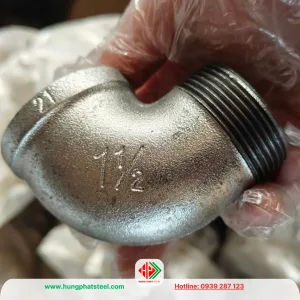 Co Điếu Ren Mạ Kẽm DN40 (D49)