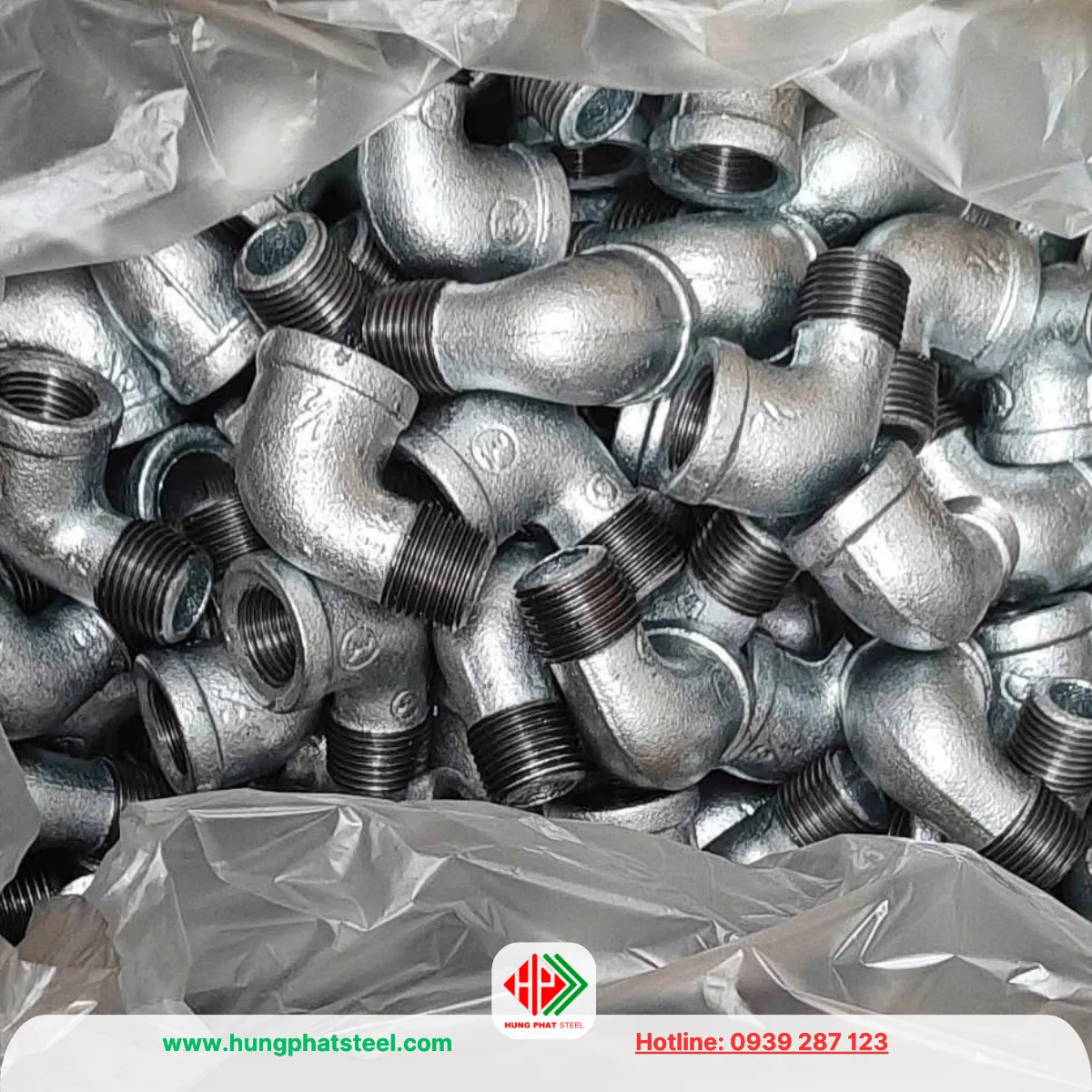 Co điếu ren mạ kẽm DN15