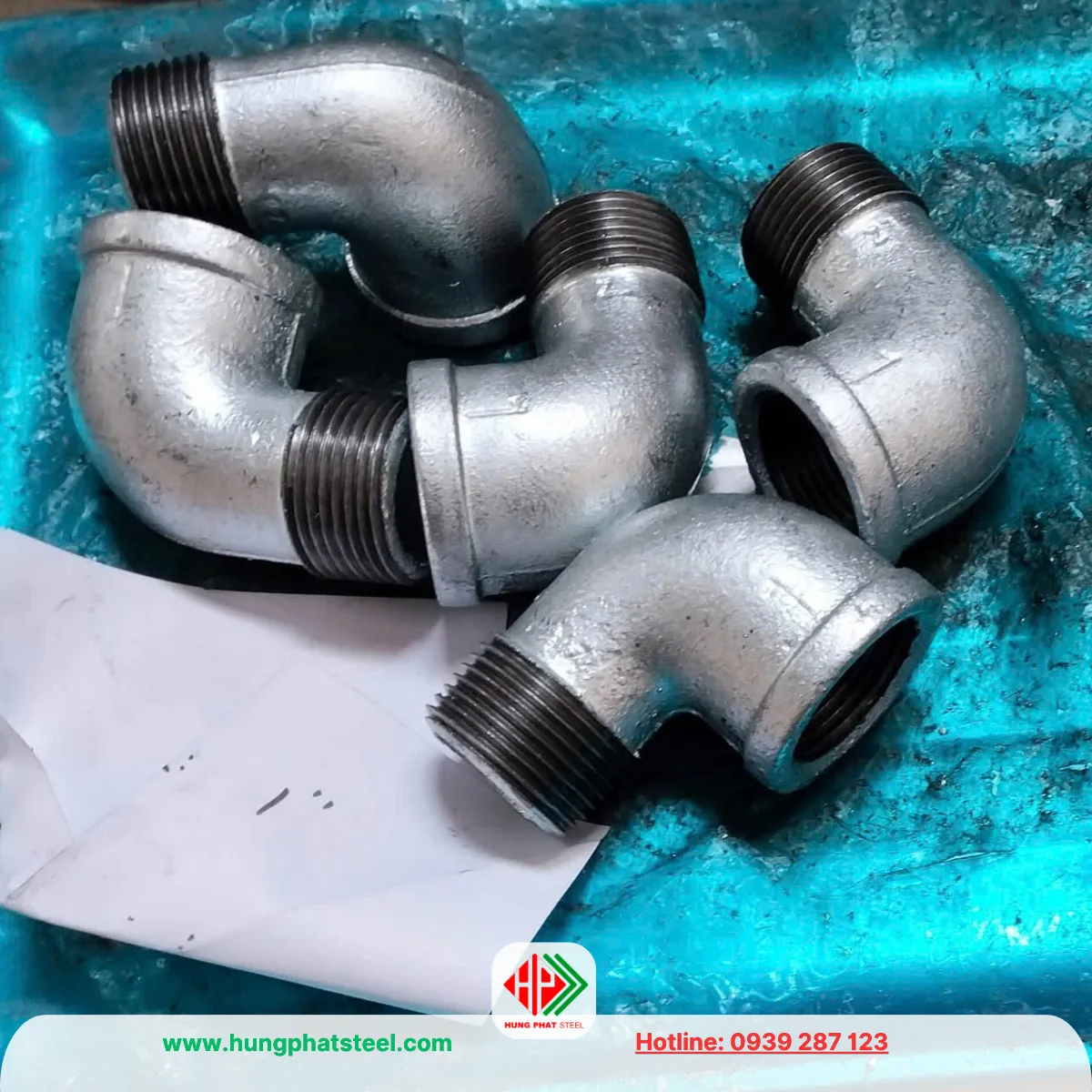 Co điếu ren mạ kẽm DN25 (D34)