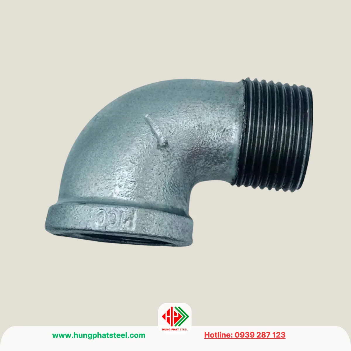 Co điếu ren mạ kẽm DN25 (D34)