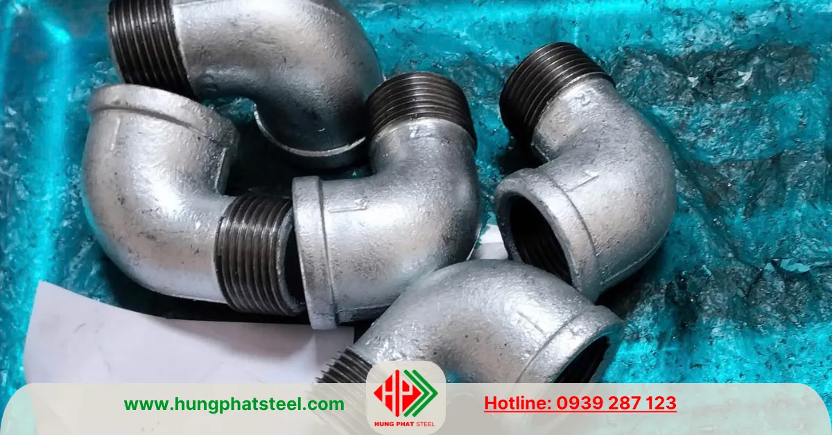 Co điếu ren mạ kẽm DN25 (D34)