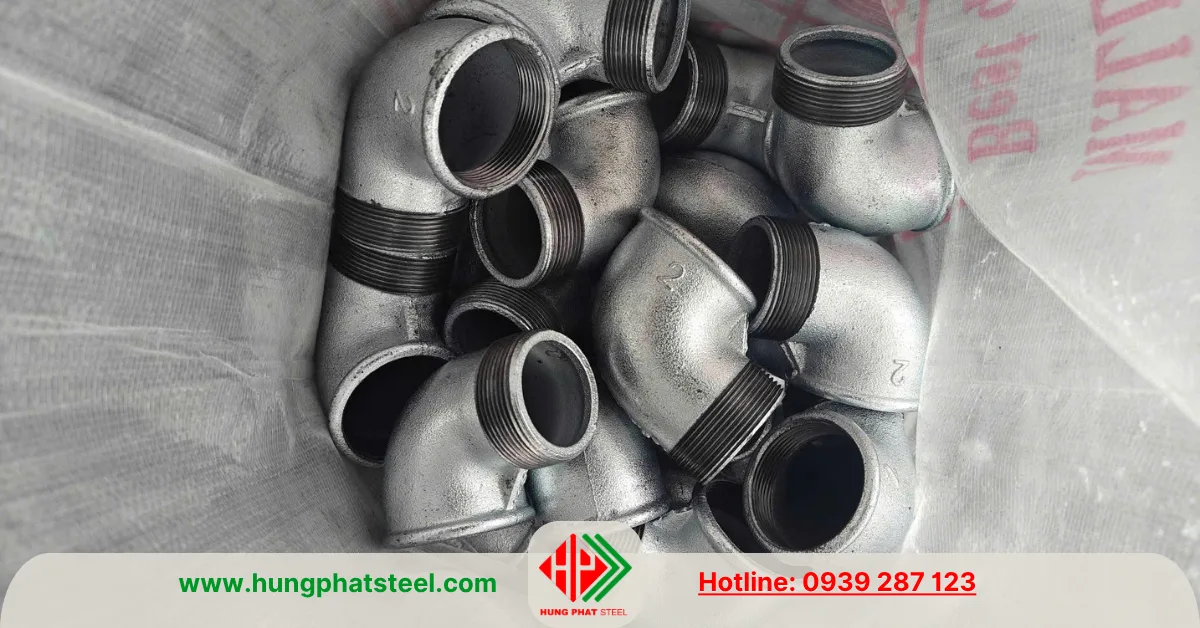Co điếu ren mạ kẽm DN50 (D60)