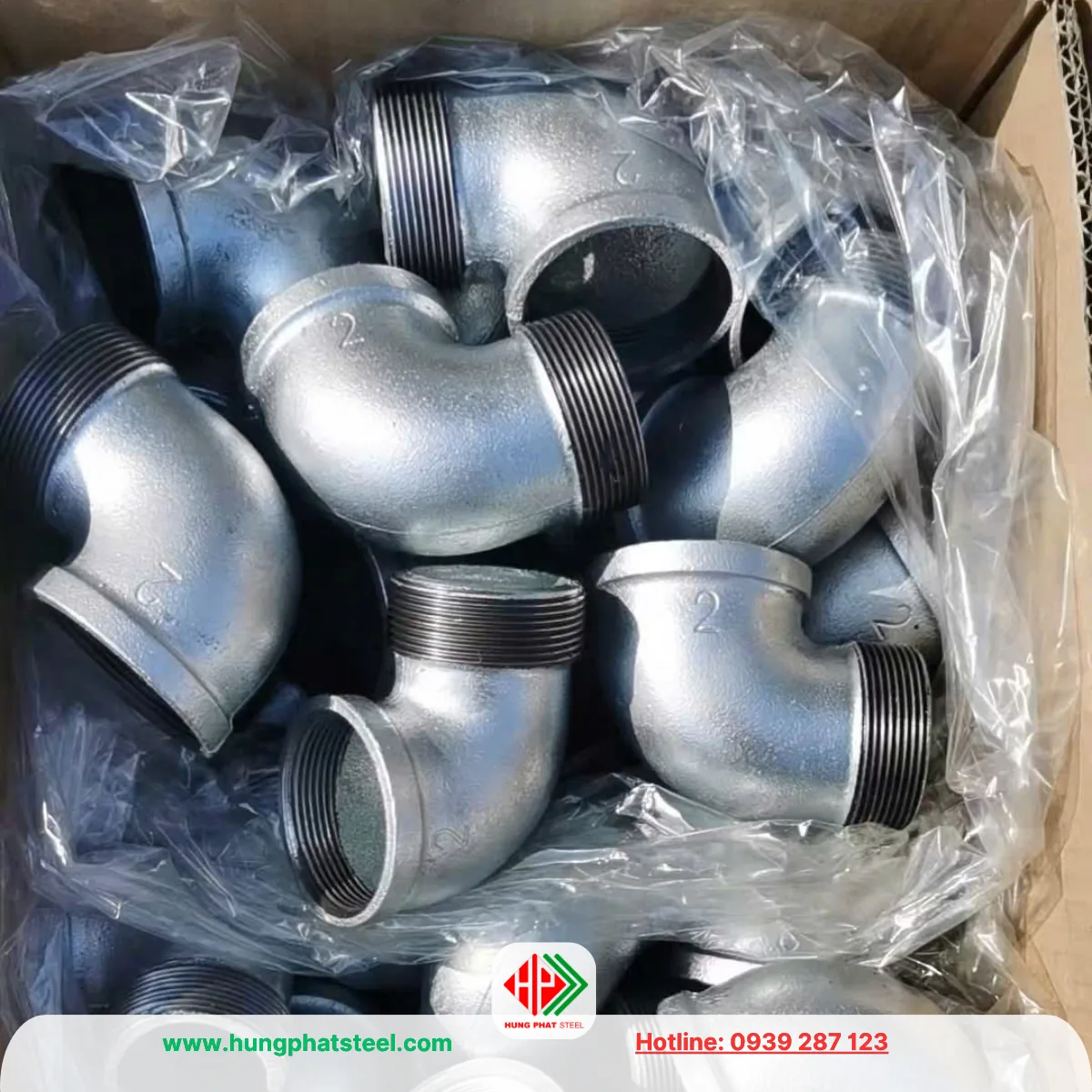 Co điếu ren mạ kẽm DN50 (D60)