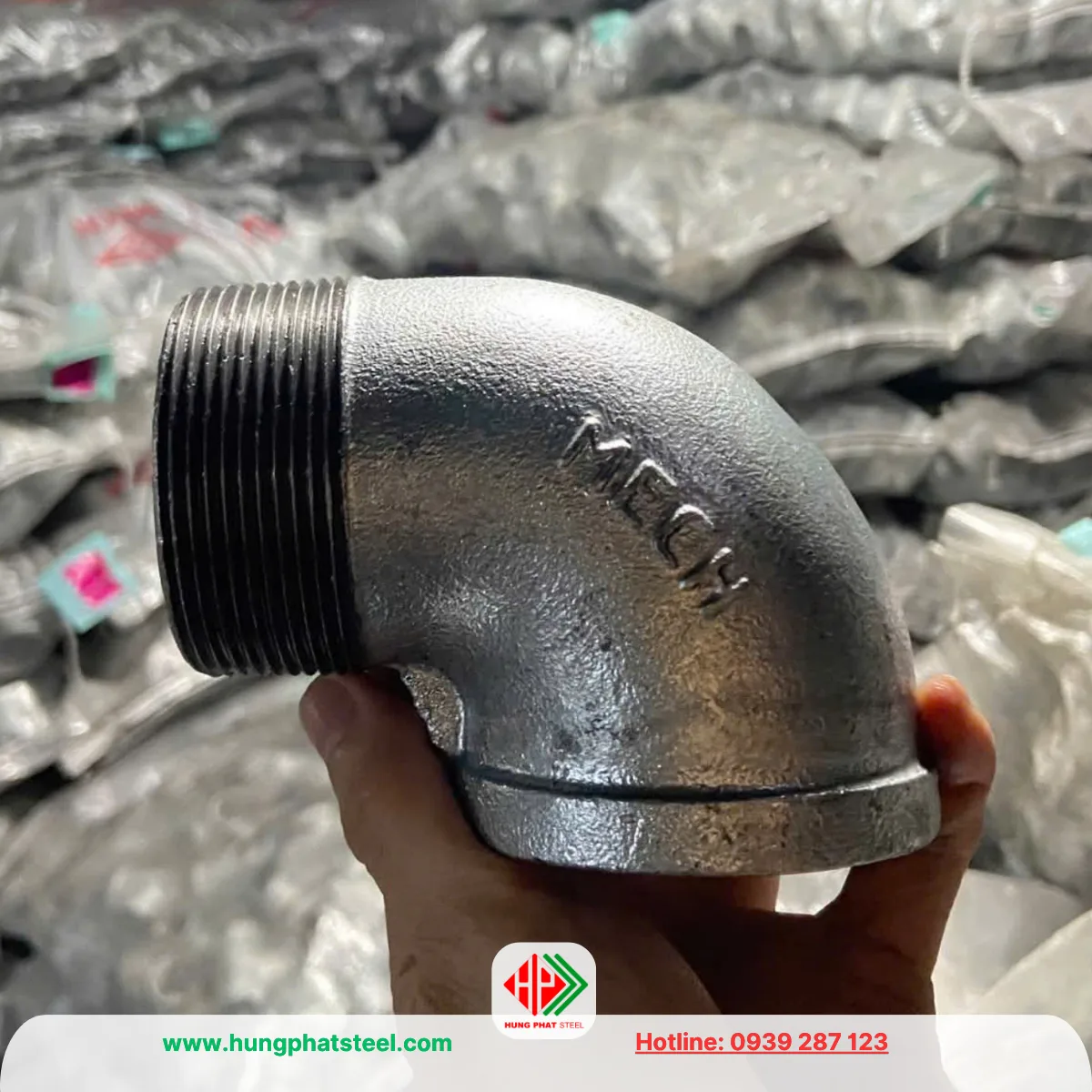 Co điếu ren mạ kẽm DN50 (D60)