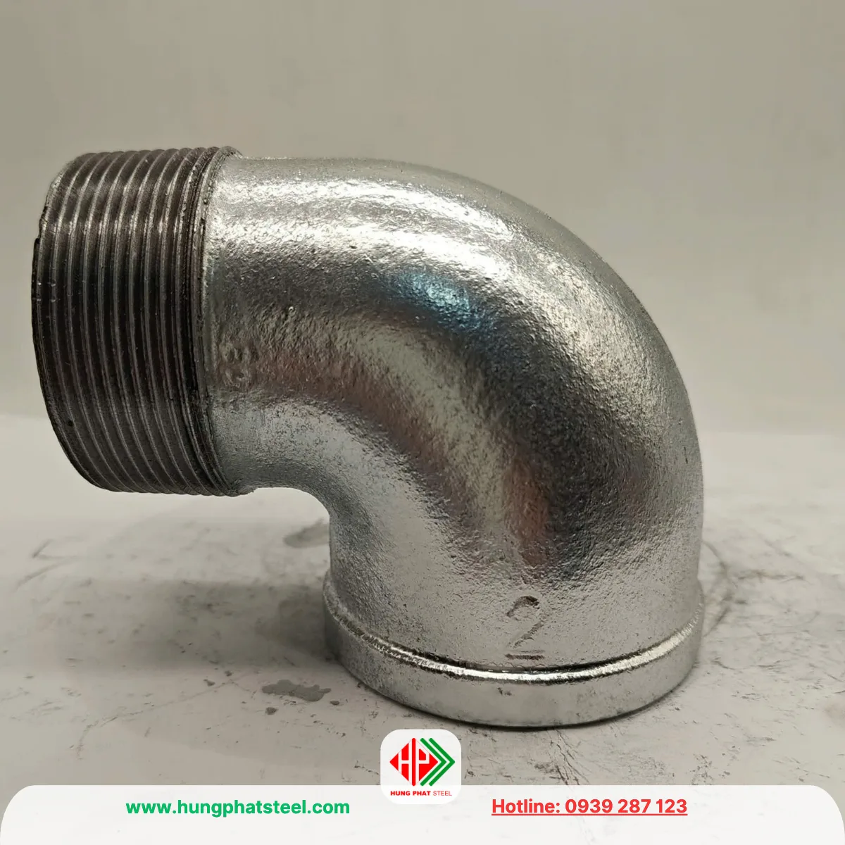 Co điếu ren mạ kẽm DN50 (D60)