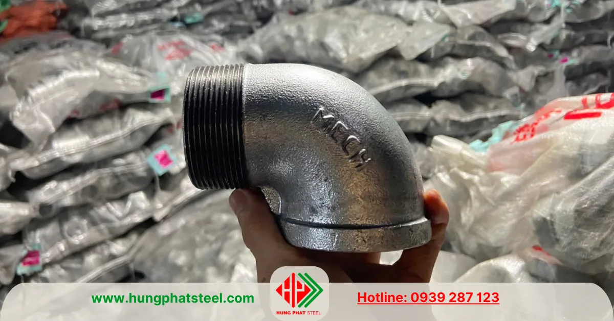 Co điếu ren mạ kẽm DN50 (D60)