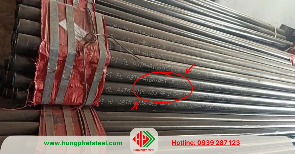Ống thép tiêu chuẩn A53