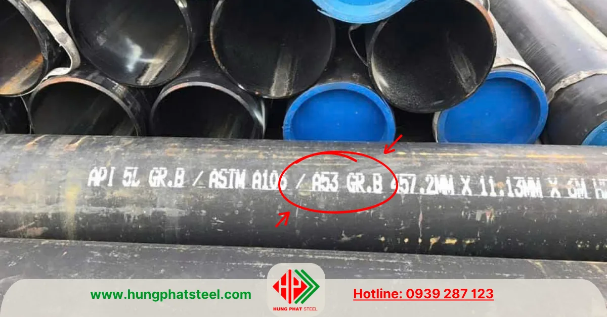 Ống thép tiêu chuẩn A53
