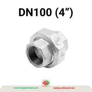 Rắc Co Mạ Kẽm DN100 (D114)