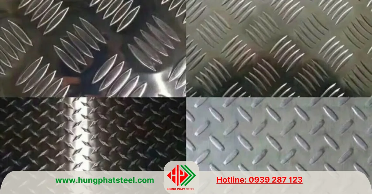 Tấm gân inox 304
