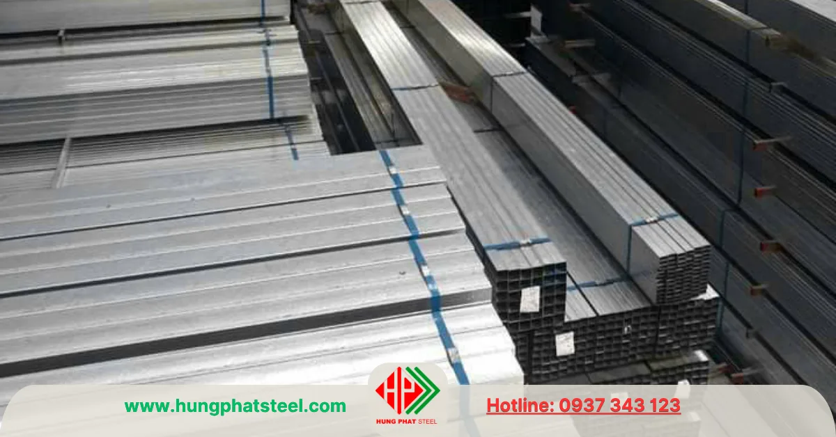 Thép hộp mạ kẽm