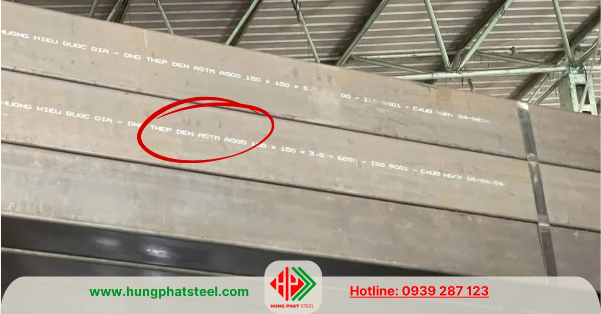 Tiêu chuẩn ASTM A500 dành cho thép hộp