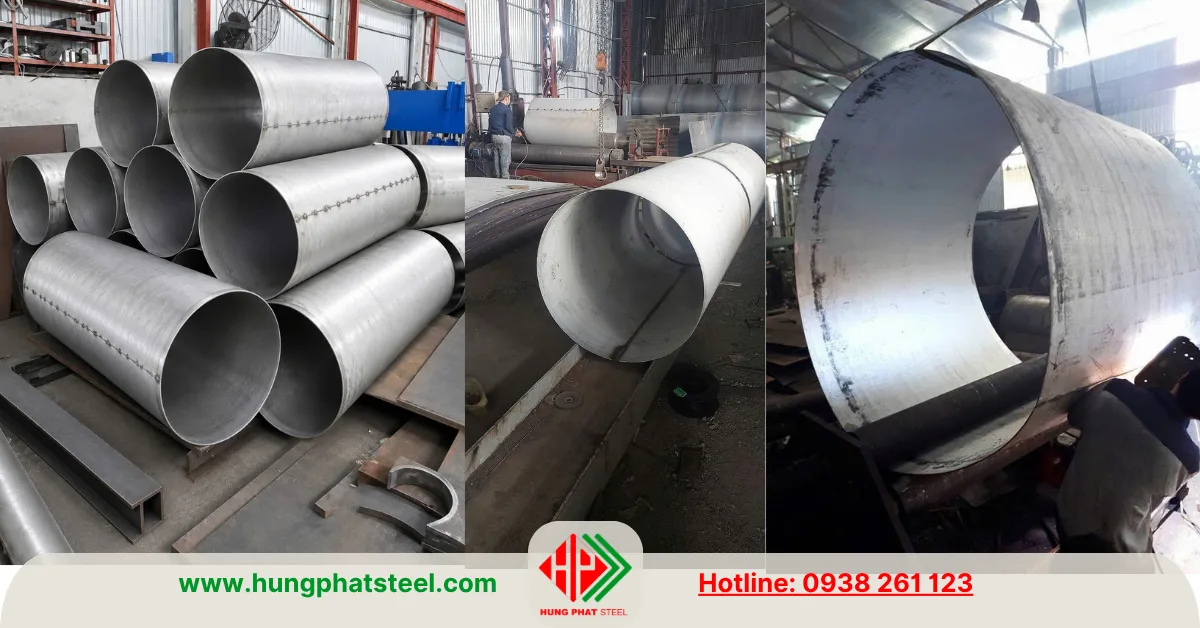 Uốn tấm inox theo yêu cầu
