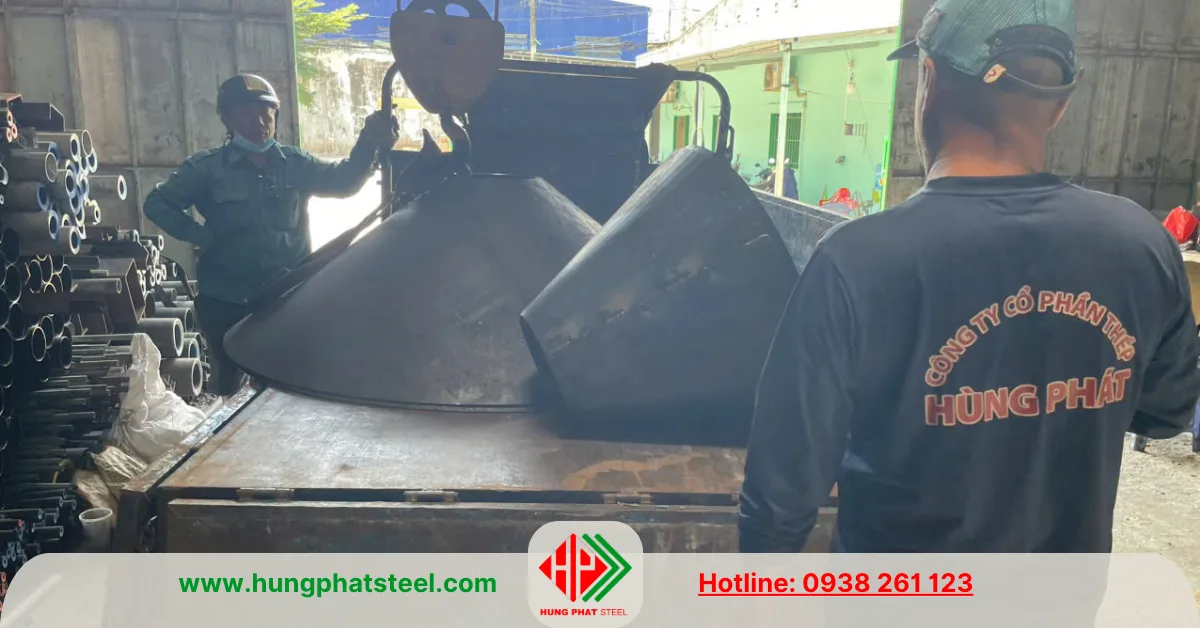Uốn thép tấm theo yêu cầu