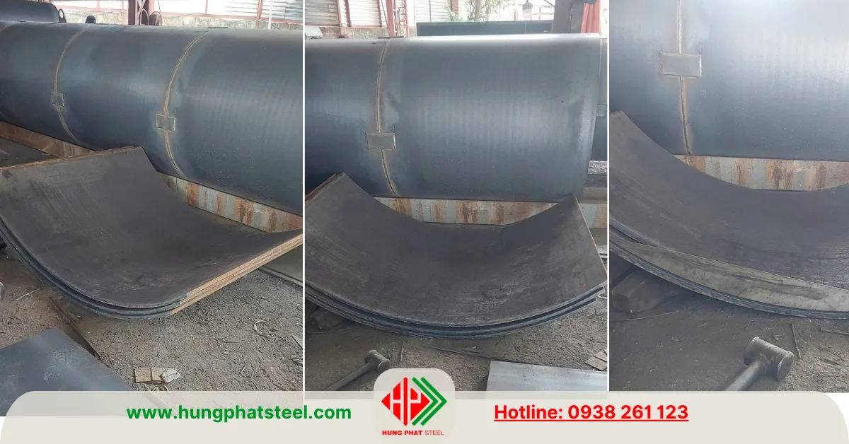 Uốn thép tấm theo yêu cầu
