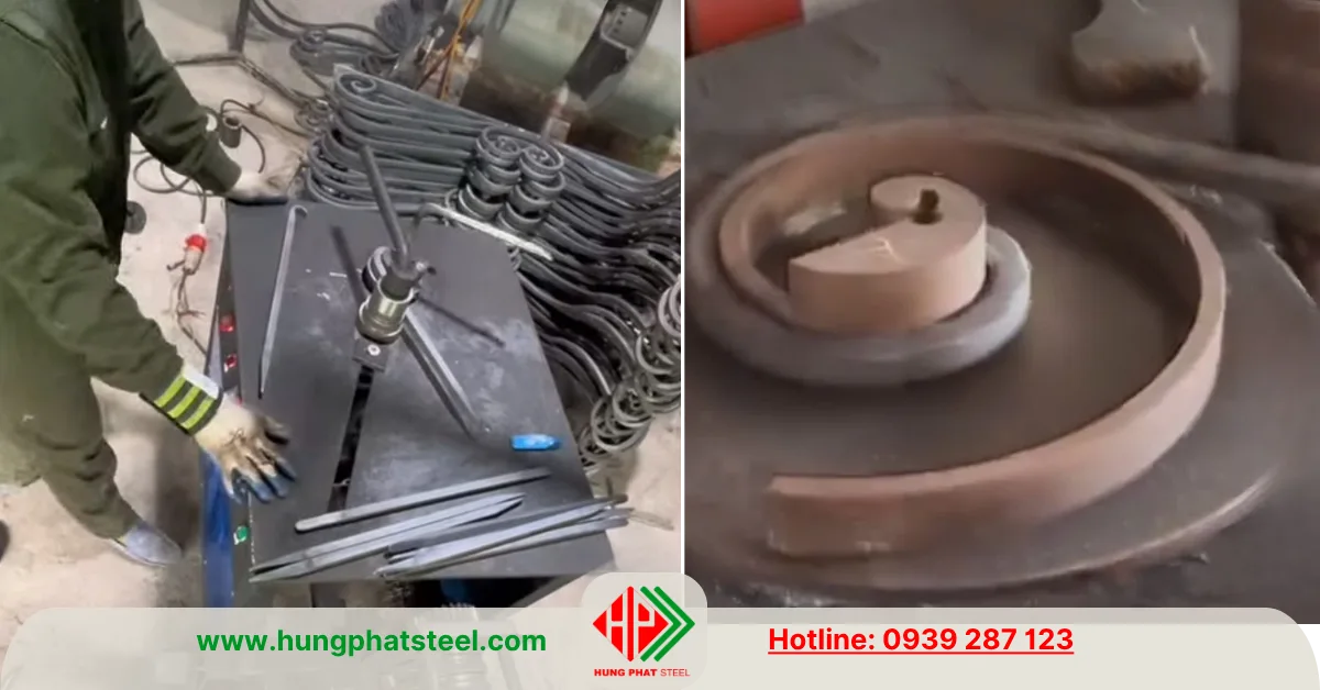 Uốn thép vuông đặc chọn thép mềm hay thép cứng