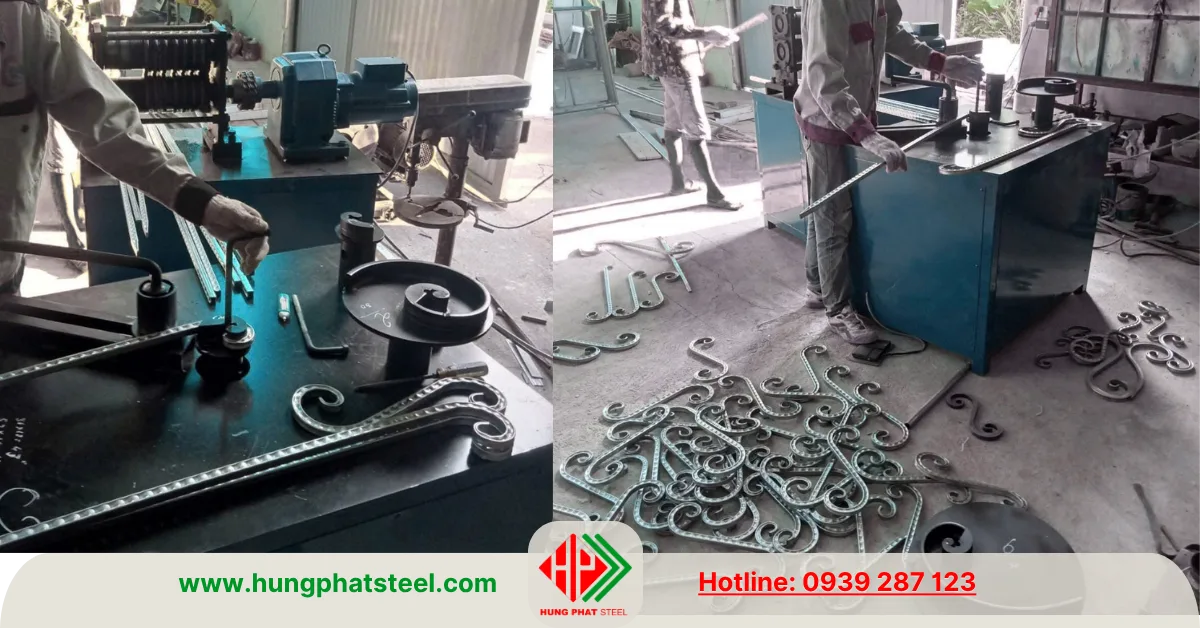 Uốn thép vuông đặc chọn thép mềm hay thép cứng