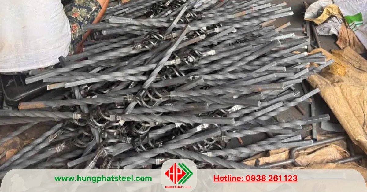 Uốn thép vuông đặc chọn thép mềm hay thép cứng