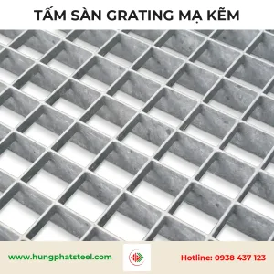 Tấm sàn grating mạ kẽm