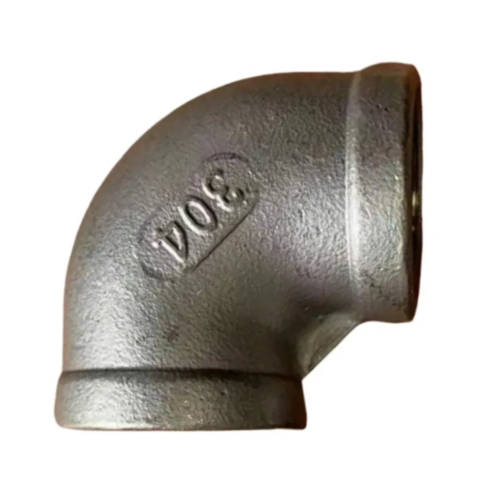 Co ren inox 304 dùng làm khúc cua trong cụm xi phông