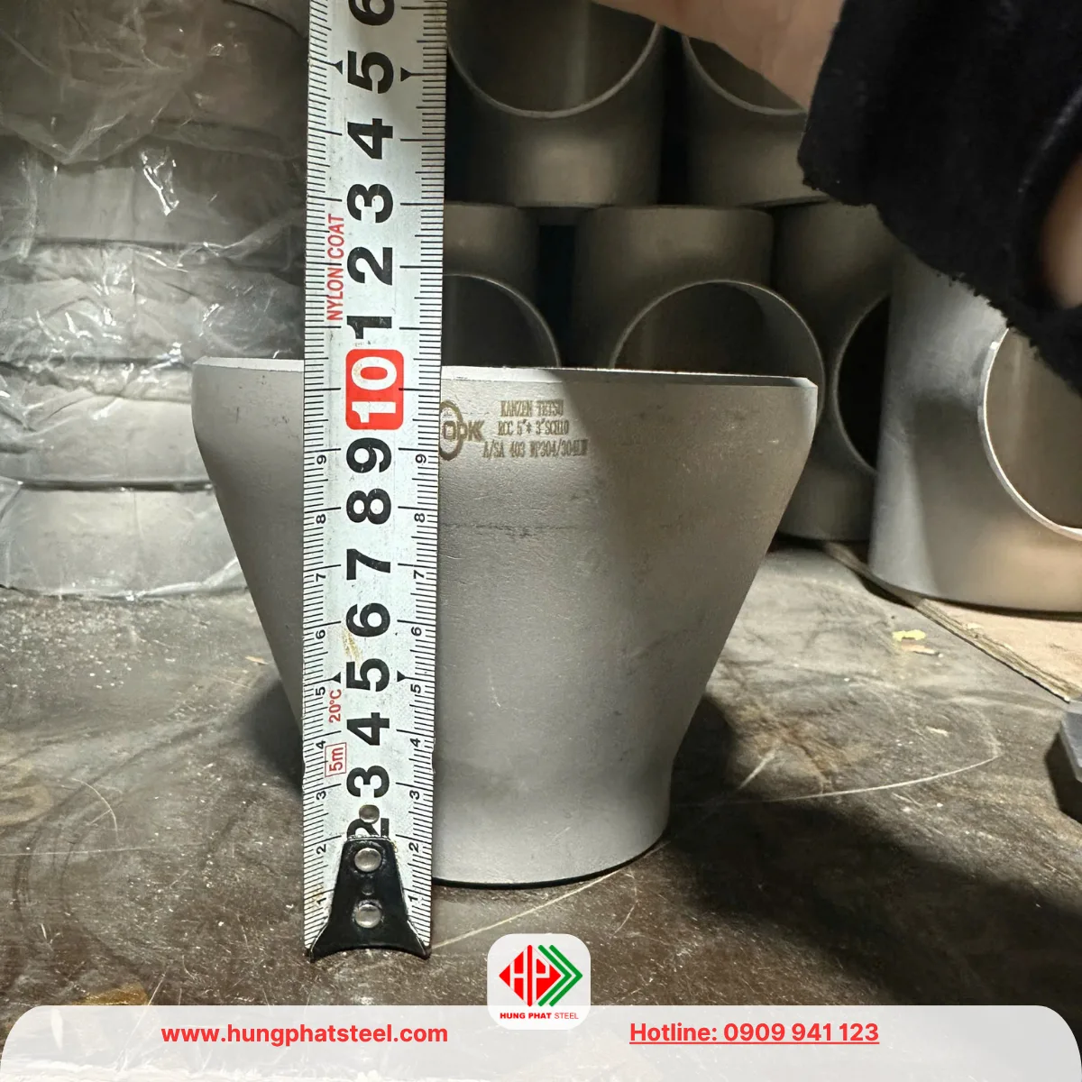 Bầu Giảm Hàn INOX DN125-DN80 (D141-D90)