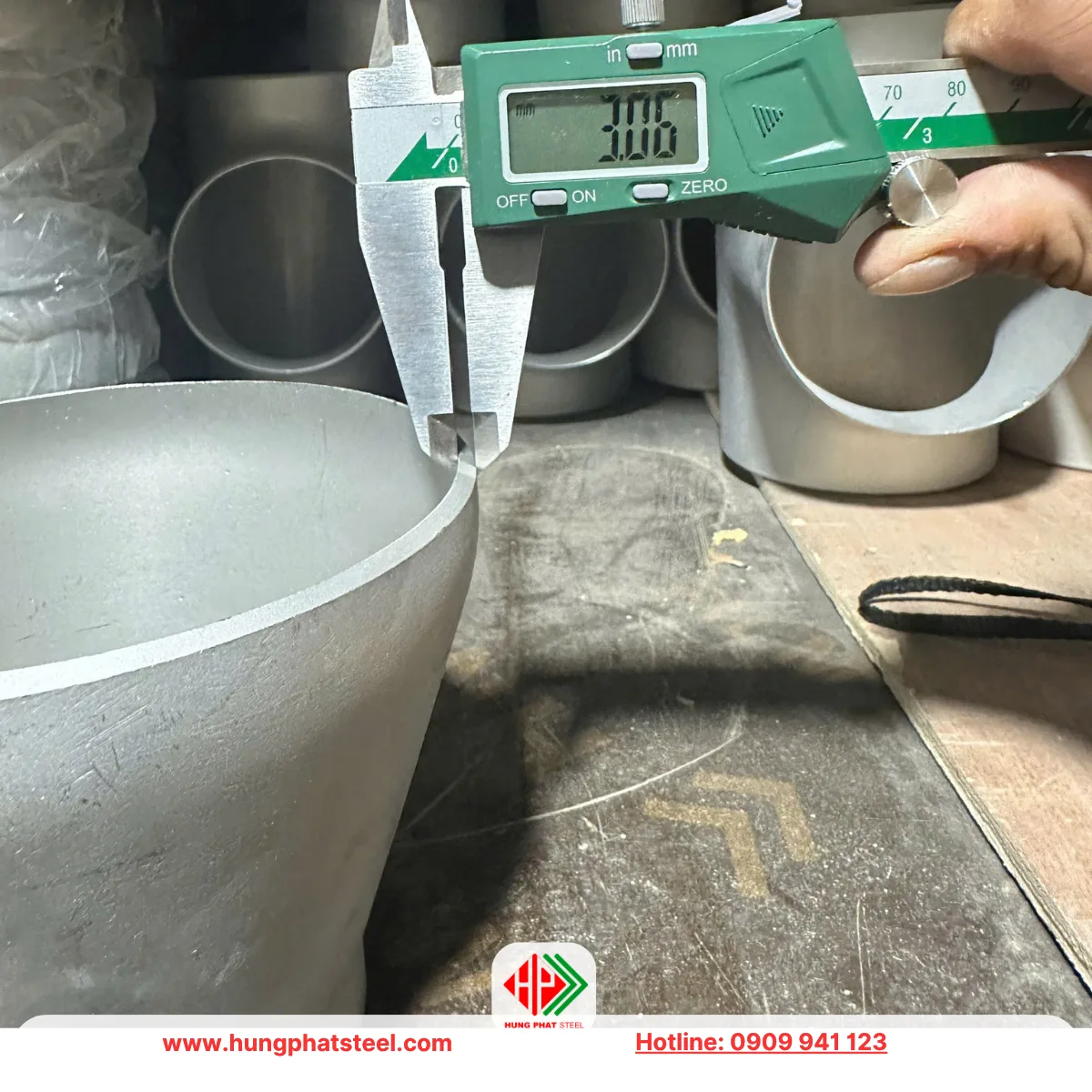 Bầu Giảm Hàn INOX DN125-DN80 (D141-D90)