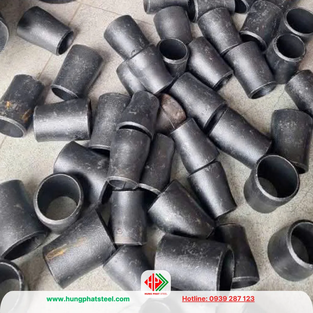 Bầu Giảm Thép Hàn DN50-DN40
