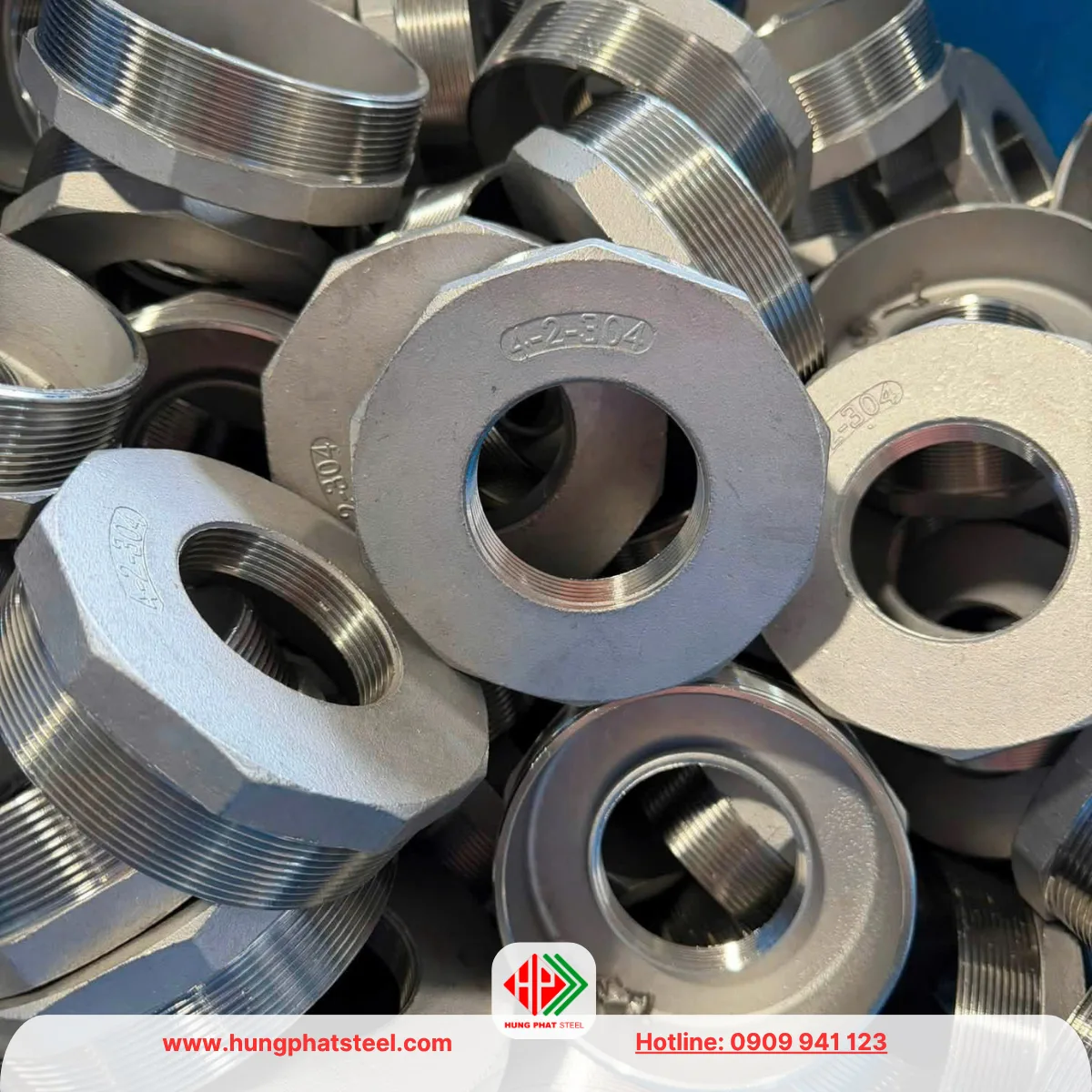 Cà Rá INOX DN100-DN50 (D114-D60) - Ảnh 3