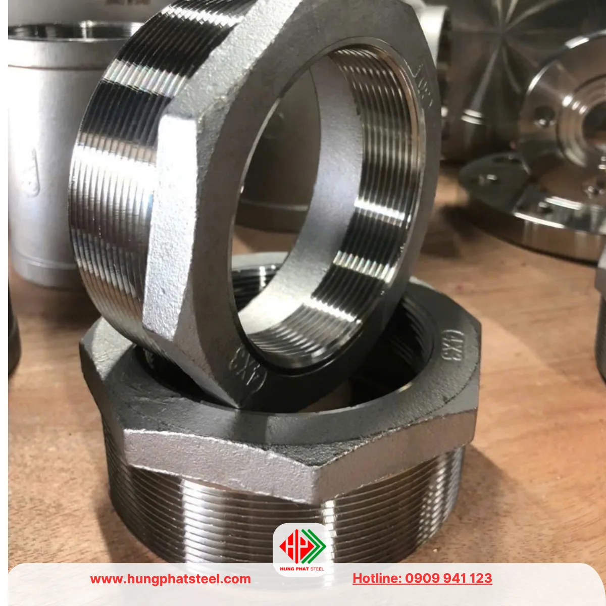 Cà Rá INOX DN100-DN80 (D114-D90)